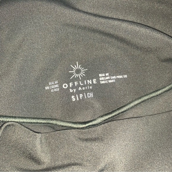 Offline by Aerie Army Green High Waisted Leggings Size Small - Picture 10 of 13